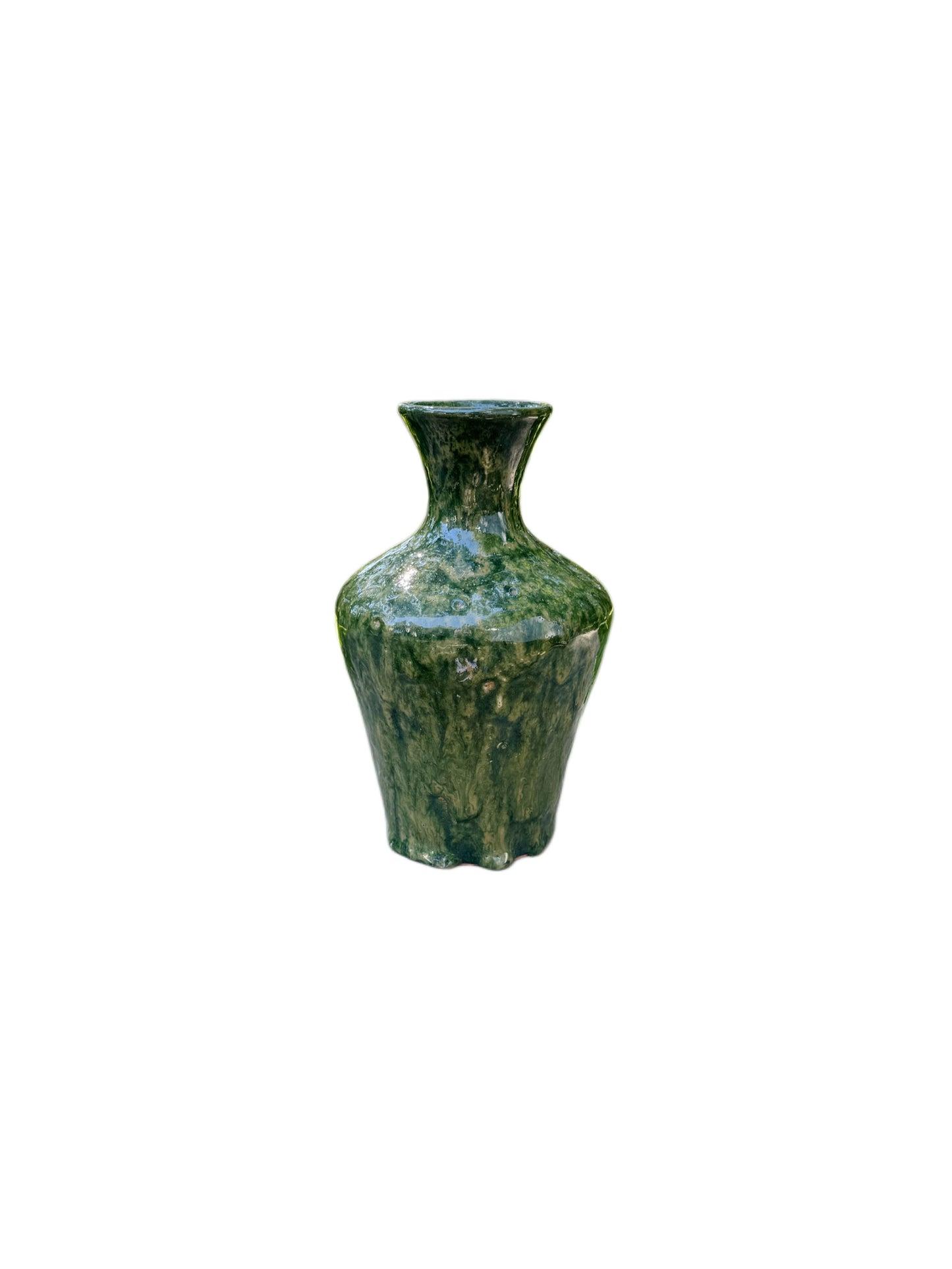 Green Glazed Terracotta Vase