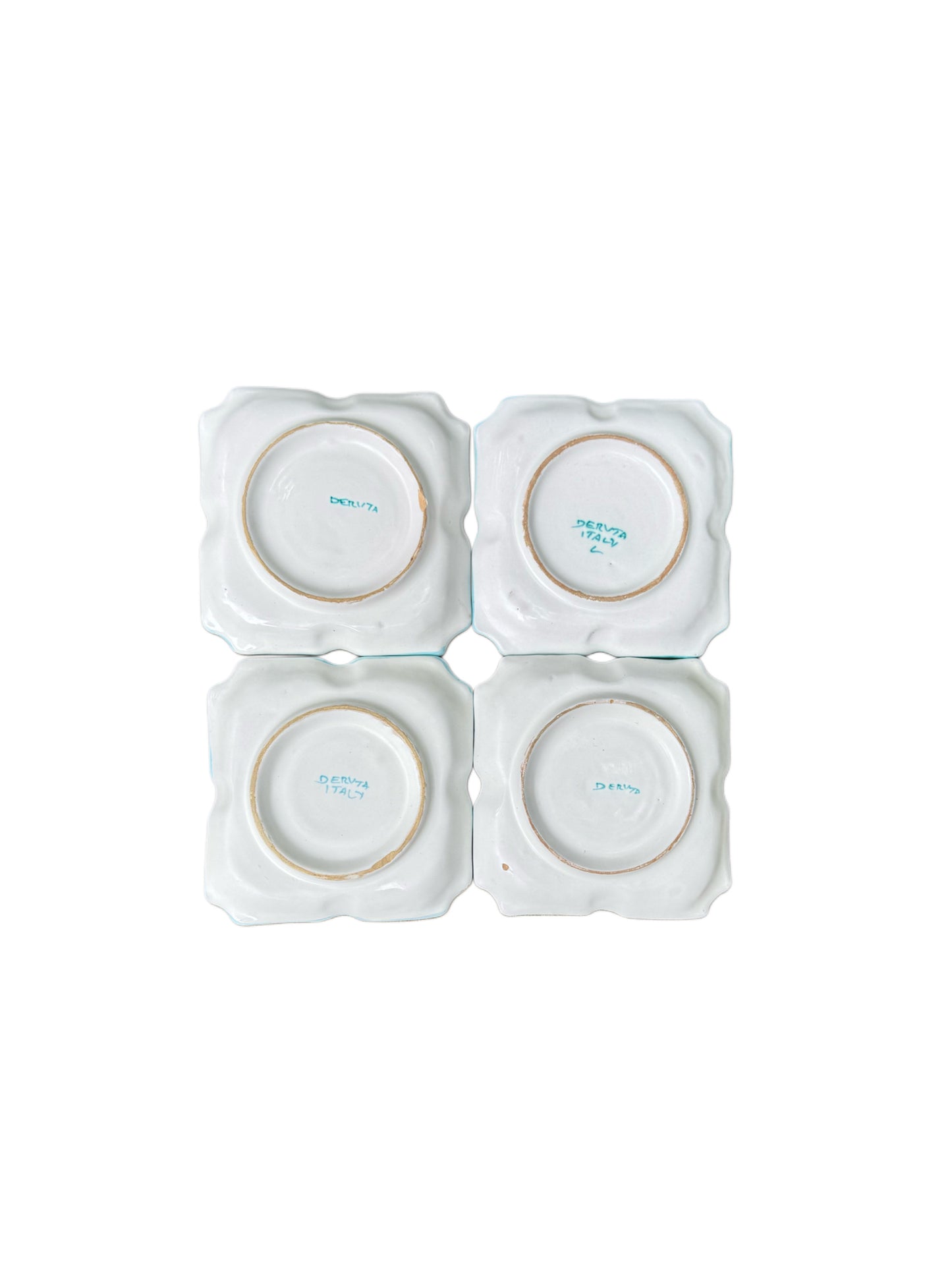 Italian Deruta Plates, Set of 4