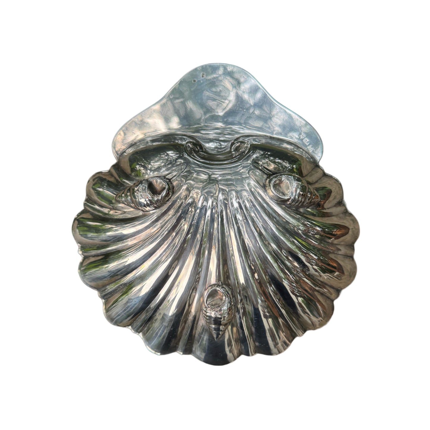 Vintage Silverplate Shell Catch All