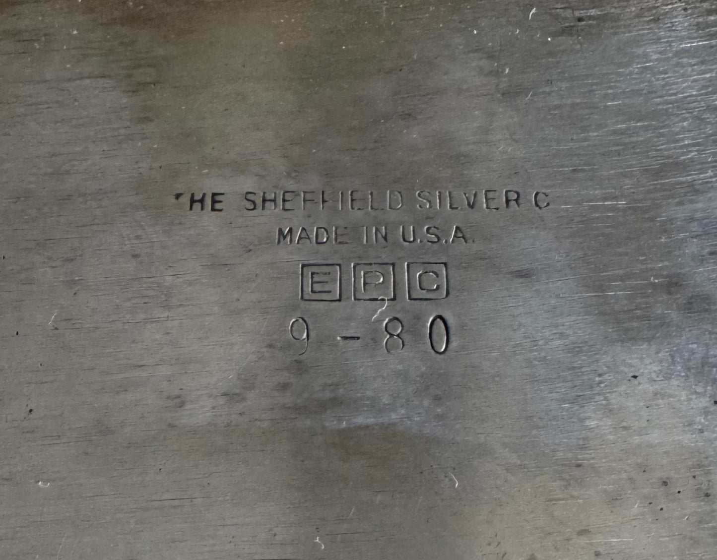 Rectangular Silver-plate Tray