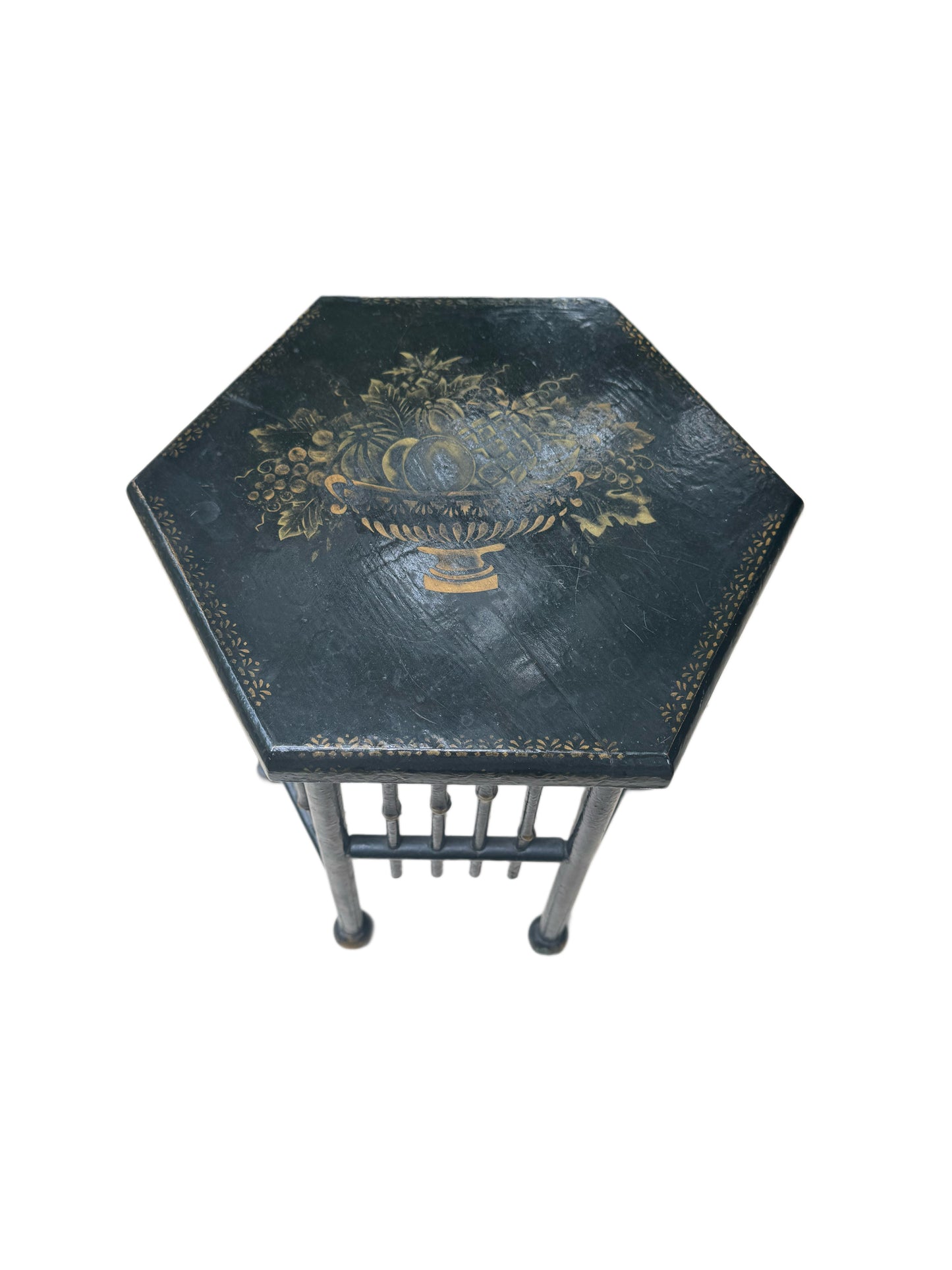 Bamboo Black Laquered Table