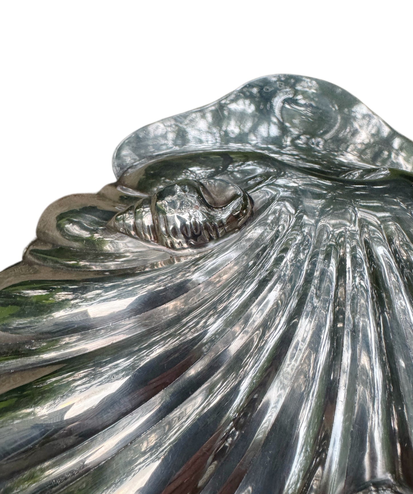 Vintage Silverplate Shell Catch All