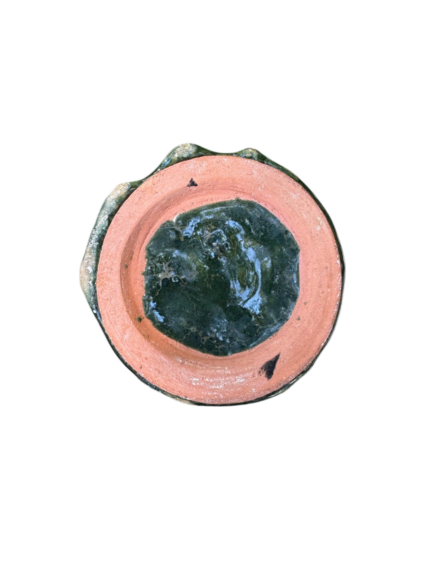 Green Glazed Terracotta Vase