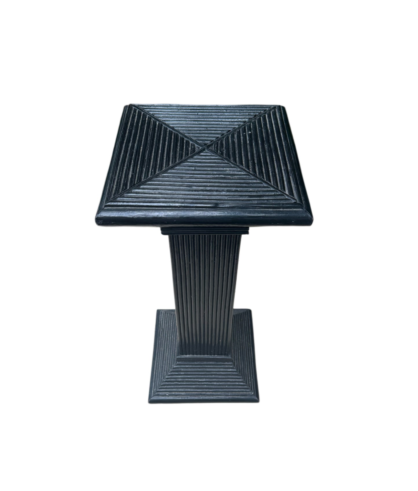 Pencil Reed Pedestal Table