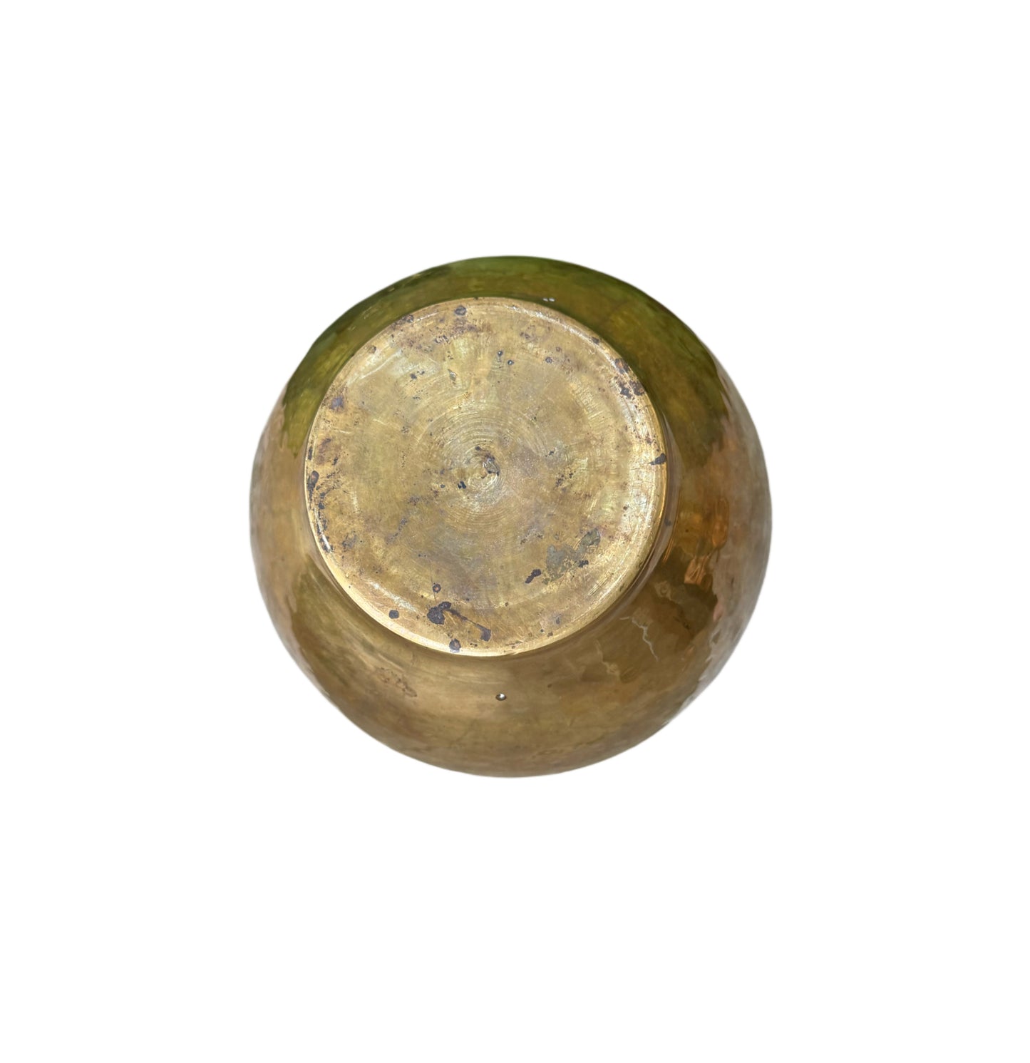 Hammered Brass Vase