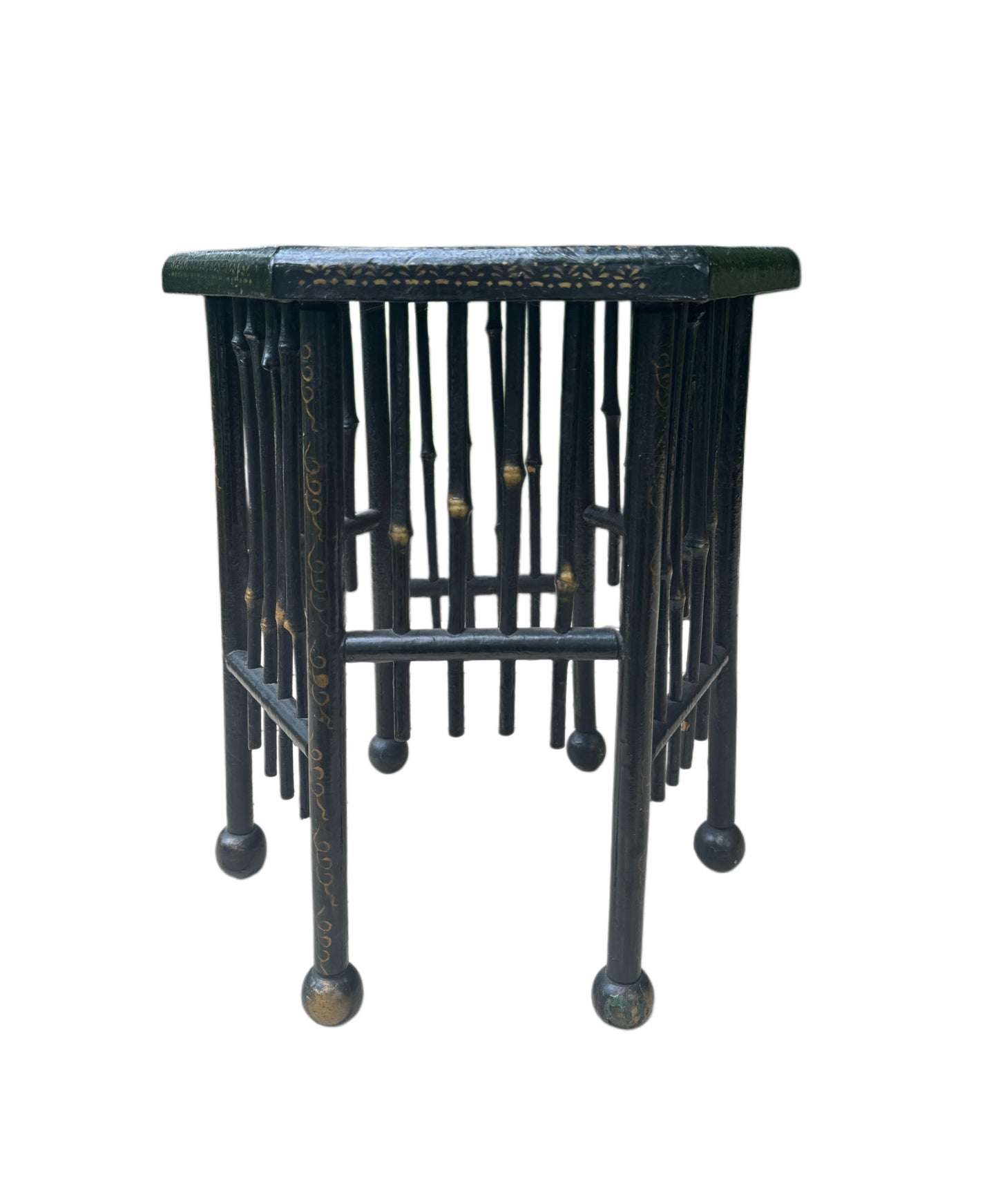 Bamboo Black Laquered Table