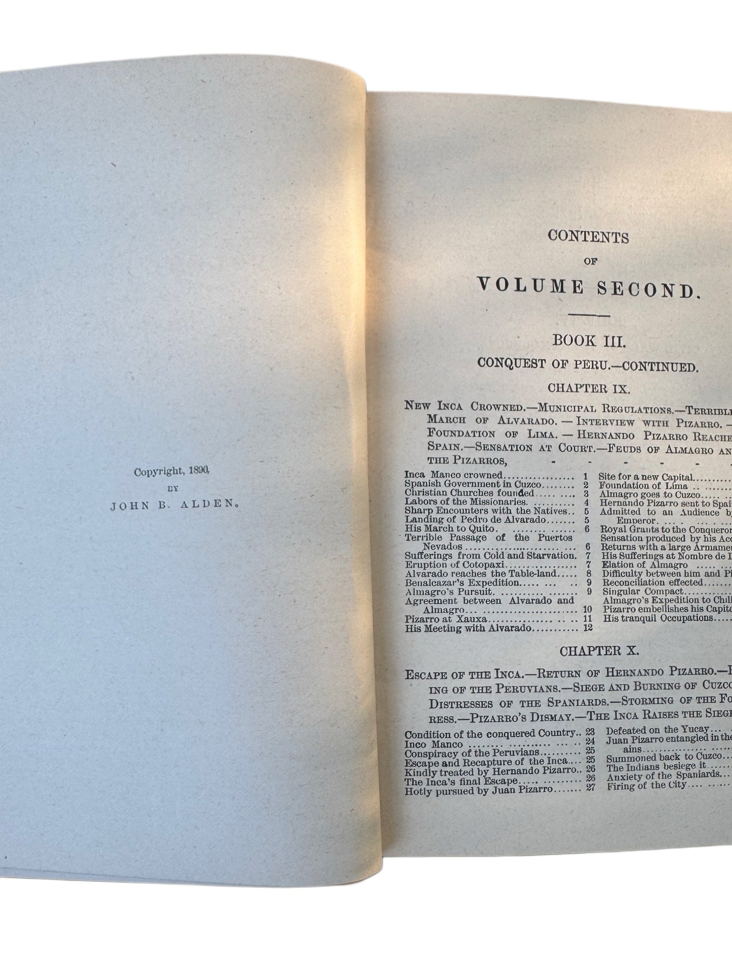 Conquest of Peru Books, 2 Volume Set