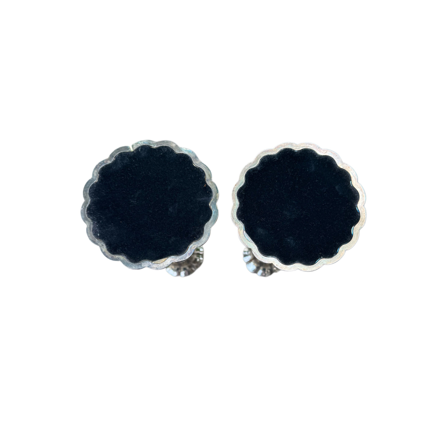 Silverplated Scalloped Candlestick Holders