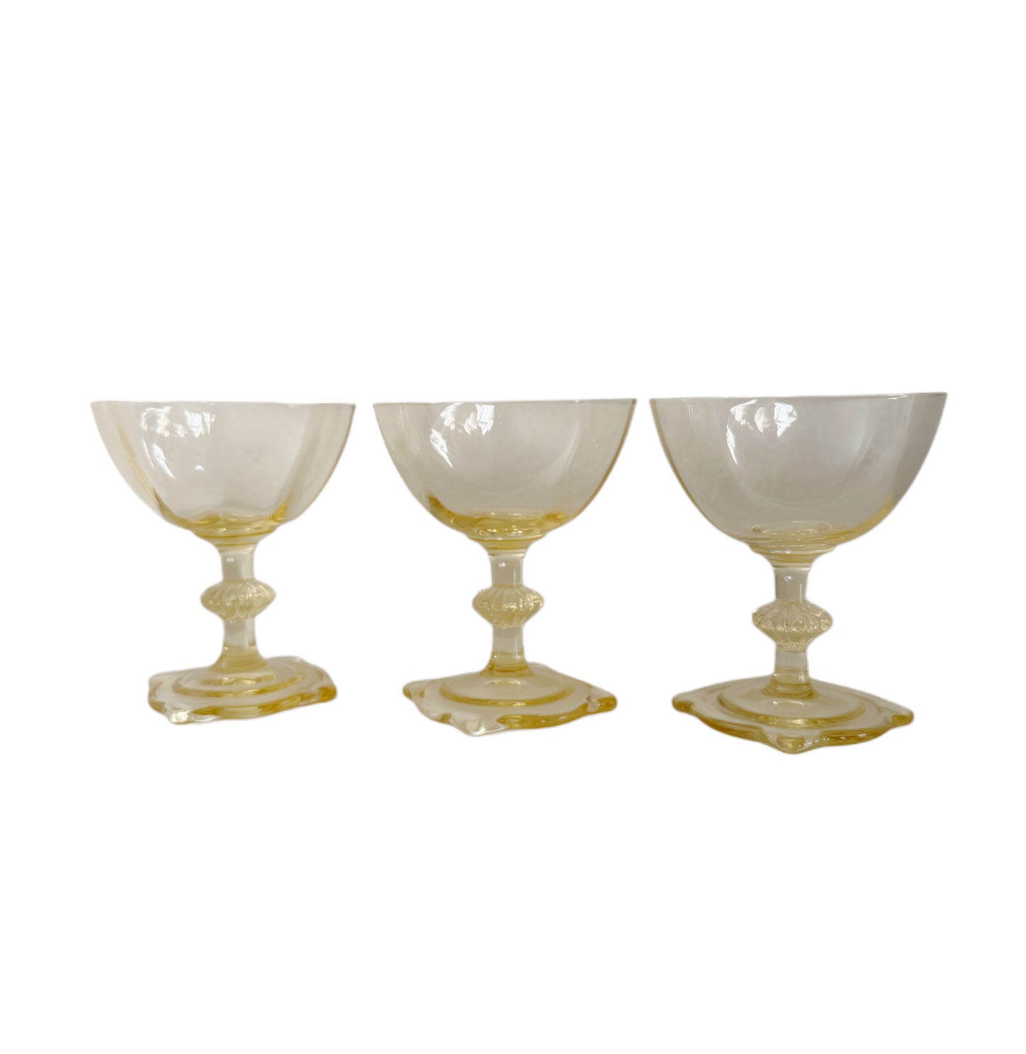 Heisey Coupe Glasses, Set of 6