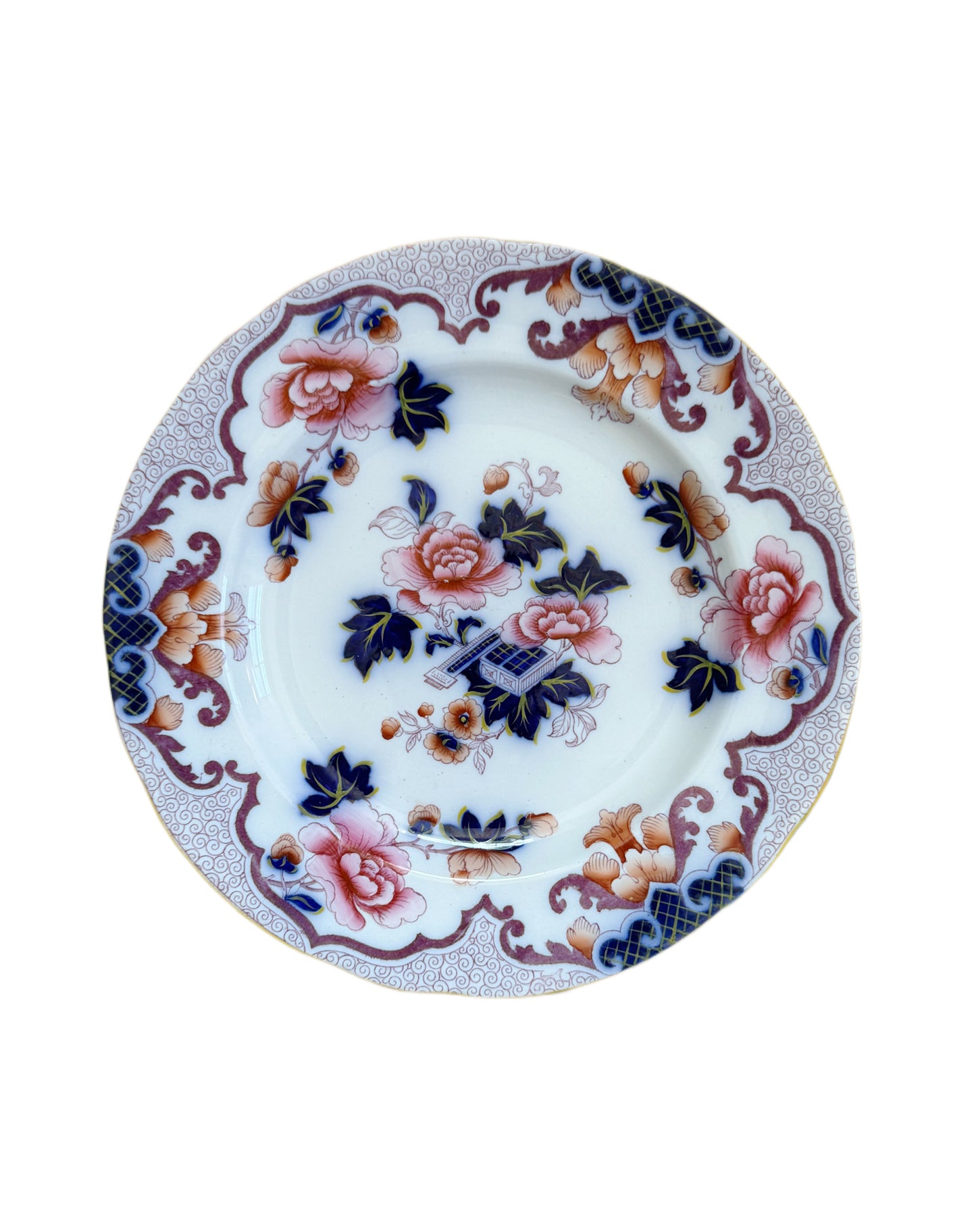 Antique Cauldon England Floral Plate