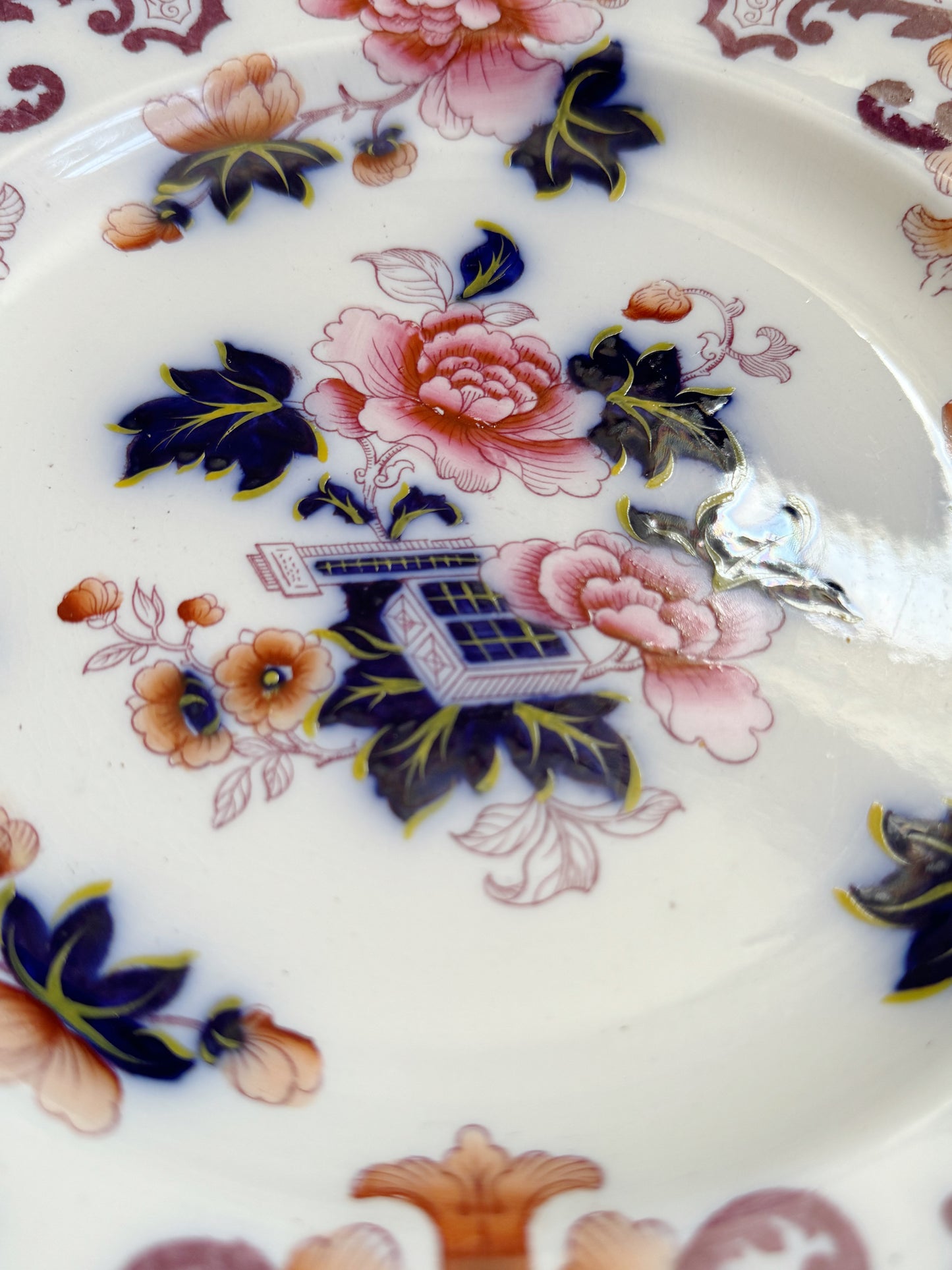 Antique Cauldon England Floral Plate