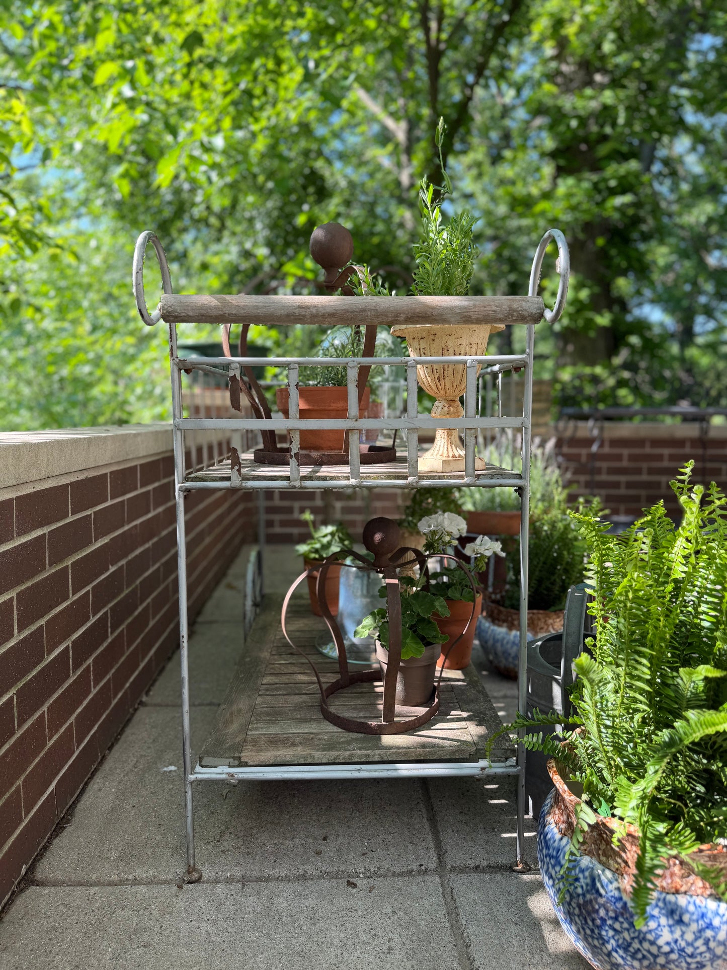 French Flower Cart