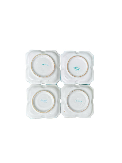 Italian Deruta Plates, Set of 4
