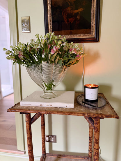 Ruffled Glass Vase