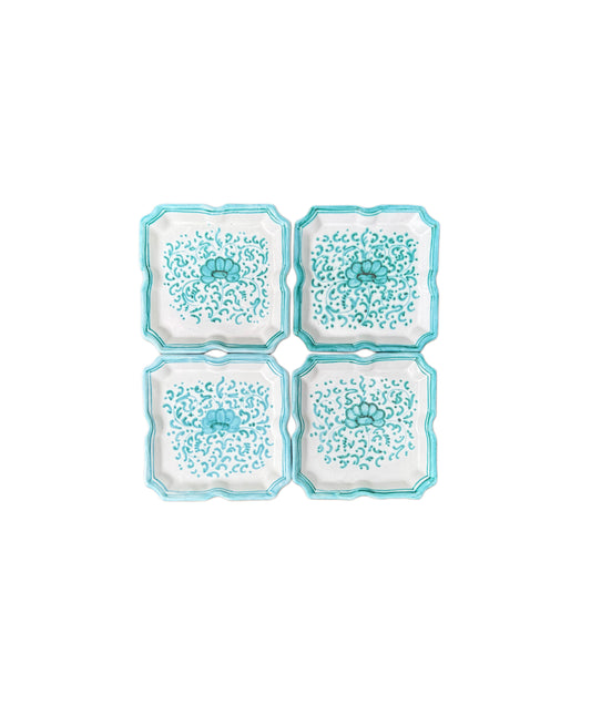 Italian Deruta Plates, Set of 4
