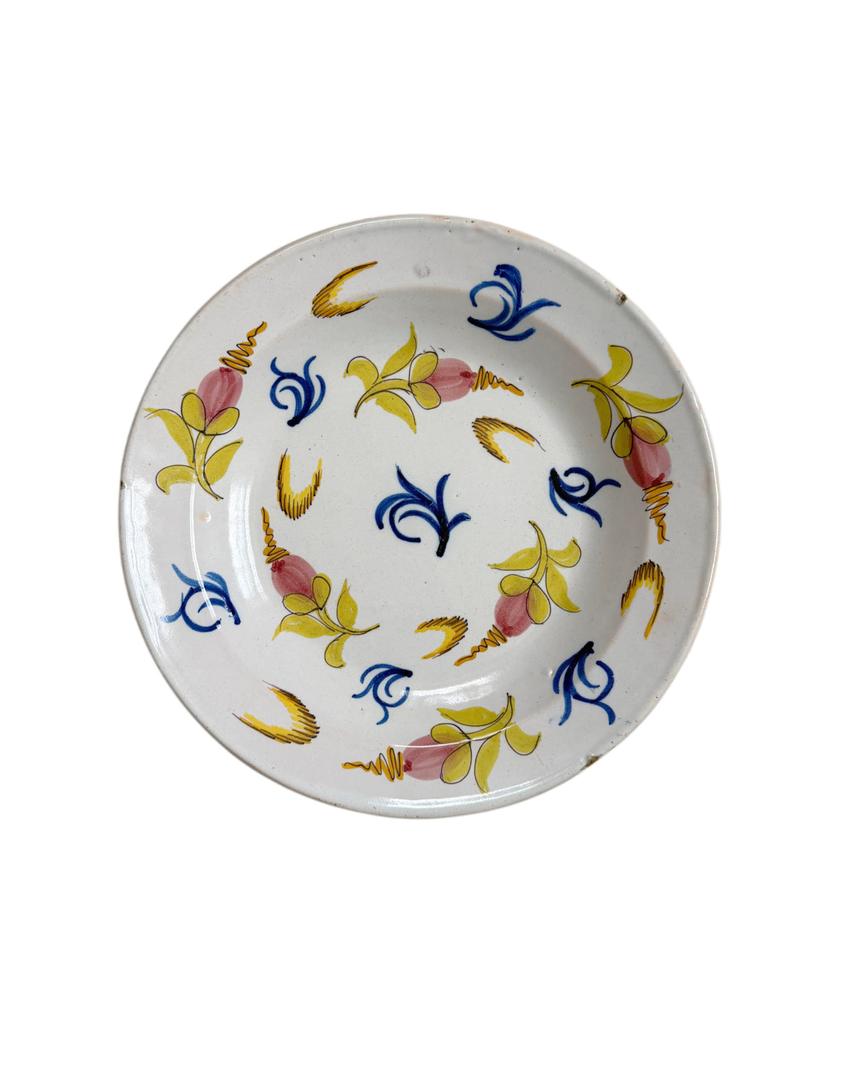 Antique French Faience Platter