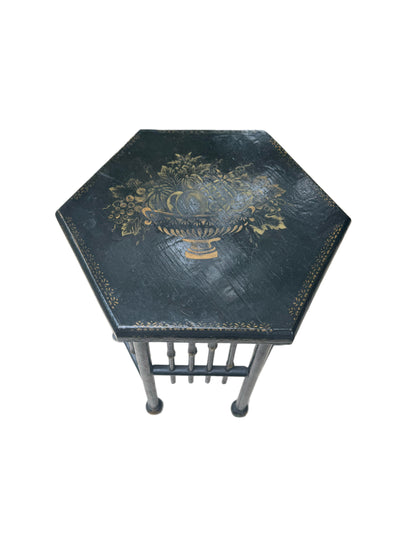 Bamboo Black Laquered Table