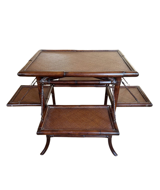 English Bamboo Tea Table