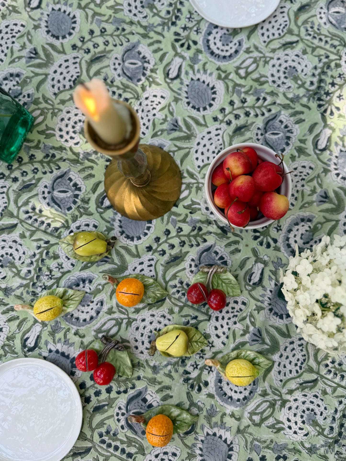 Ceramic Fruit Placecard Holders, Set of 8