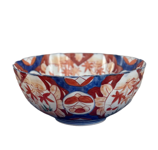 Antique Imari Hand Painted Porcelain Bowl