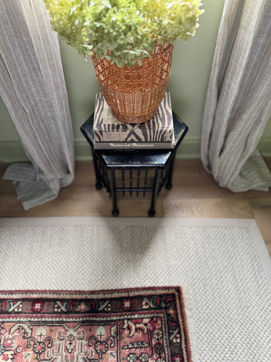 Bamboo Black Laquered Table