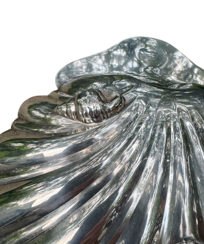 Vintage Silverplate Shell Catch All