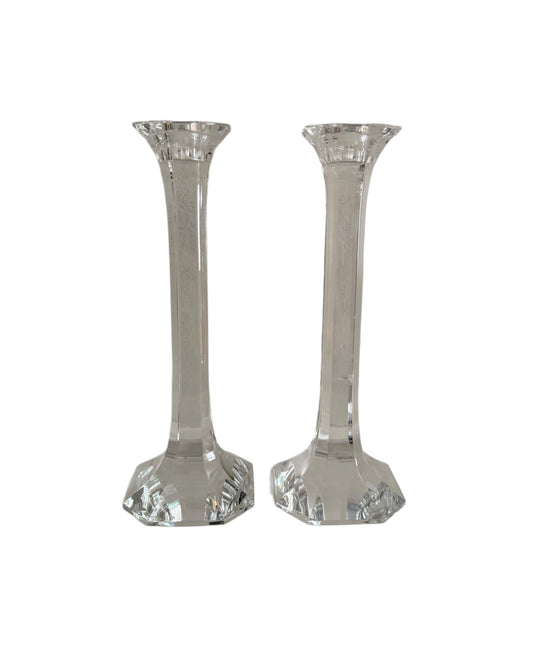 Crystal Candlestick Holders