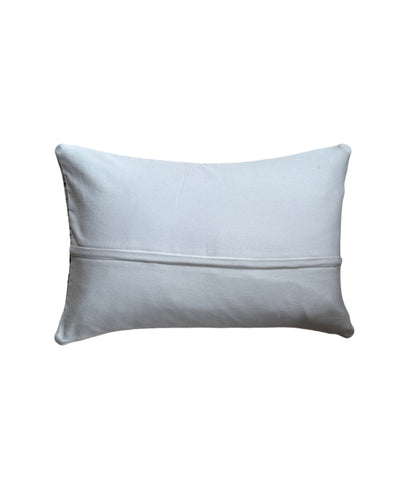 Vintage Turkish Kilim Pillow, Greek Key Large