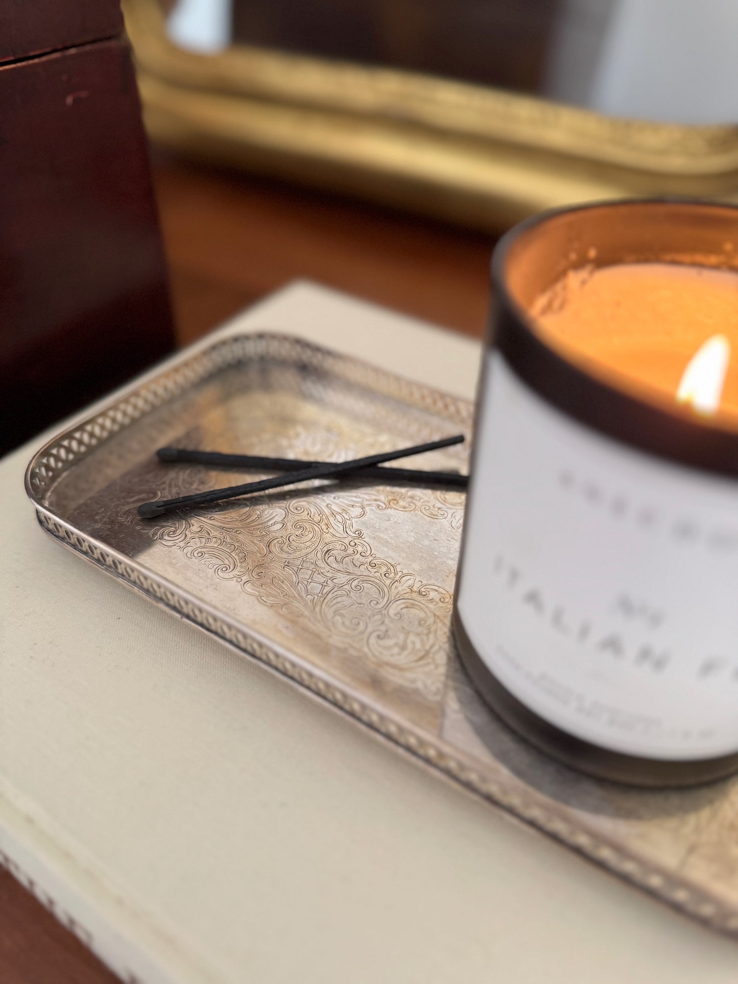 Rectangular Silver-plate Tray