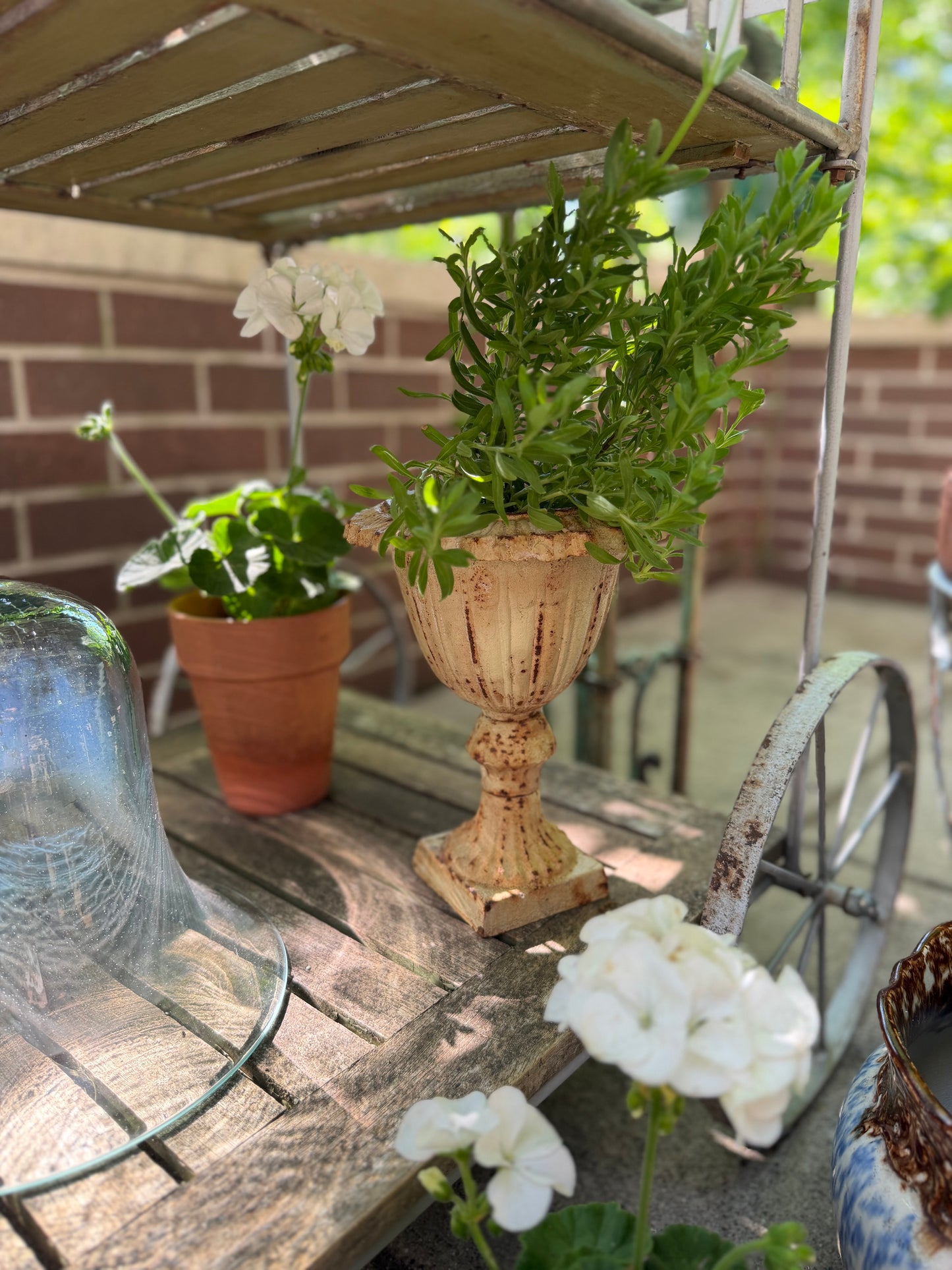 Cast Iron Urn, 2 available