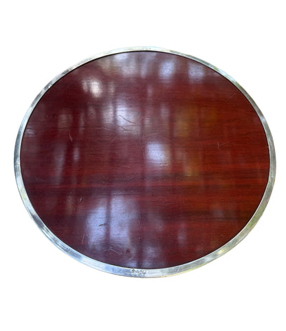 Silver & Wood Gallery Tray