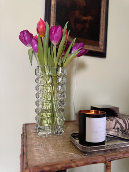 French Cut Glass Vase