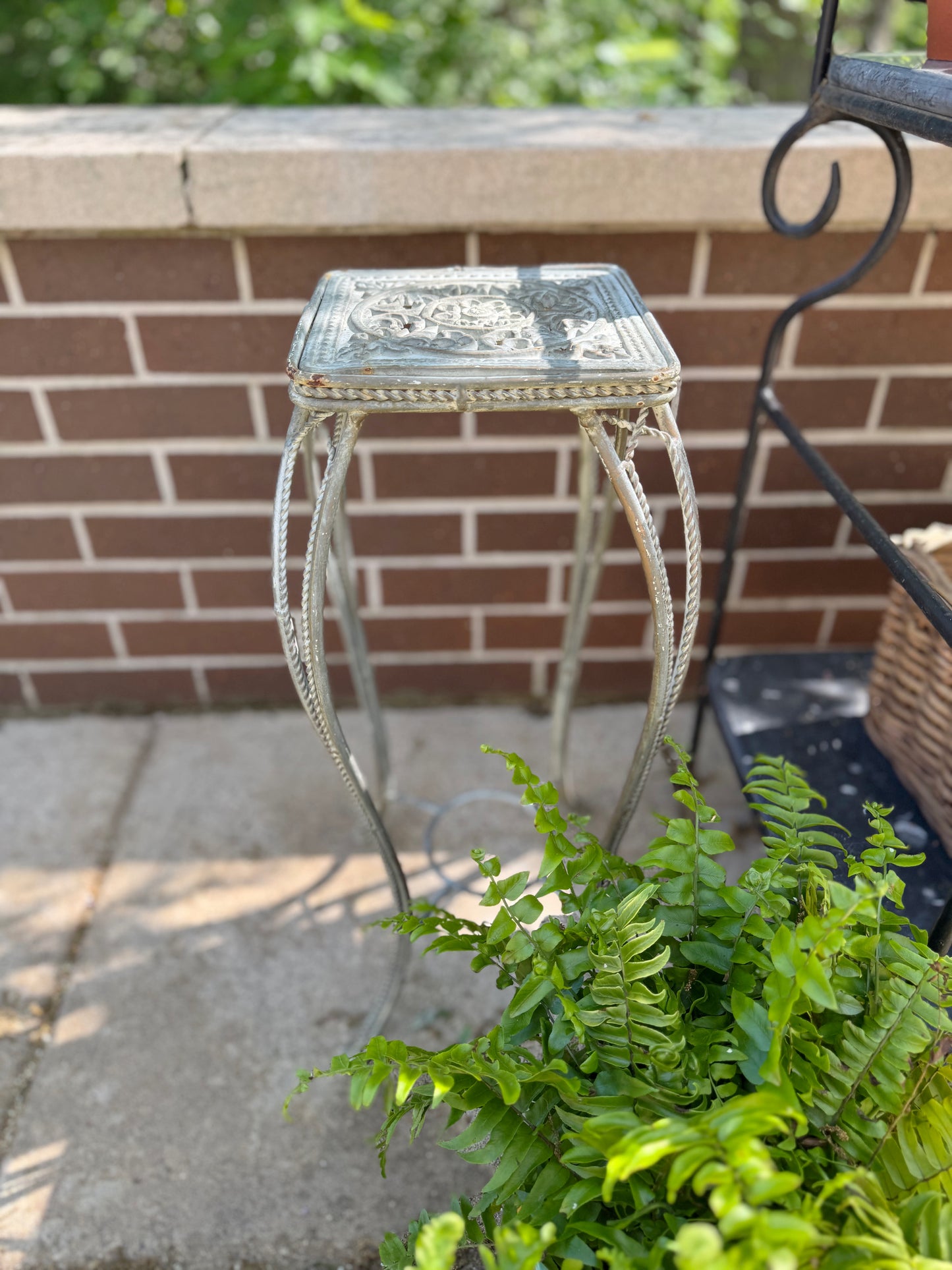 Cast Metal Plant Stand, 2 available