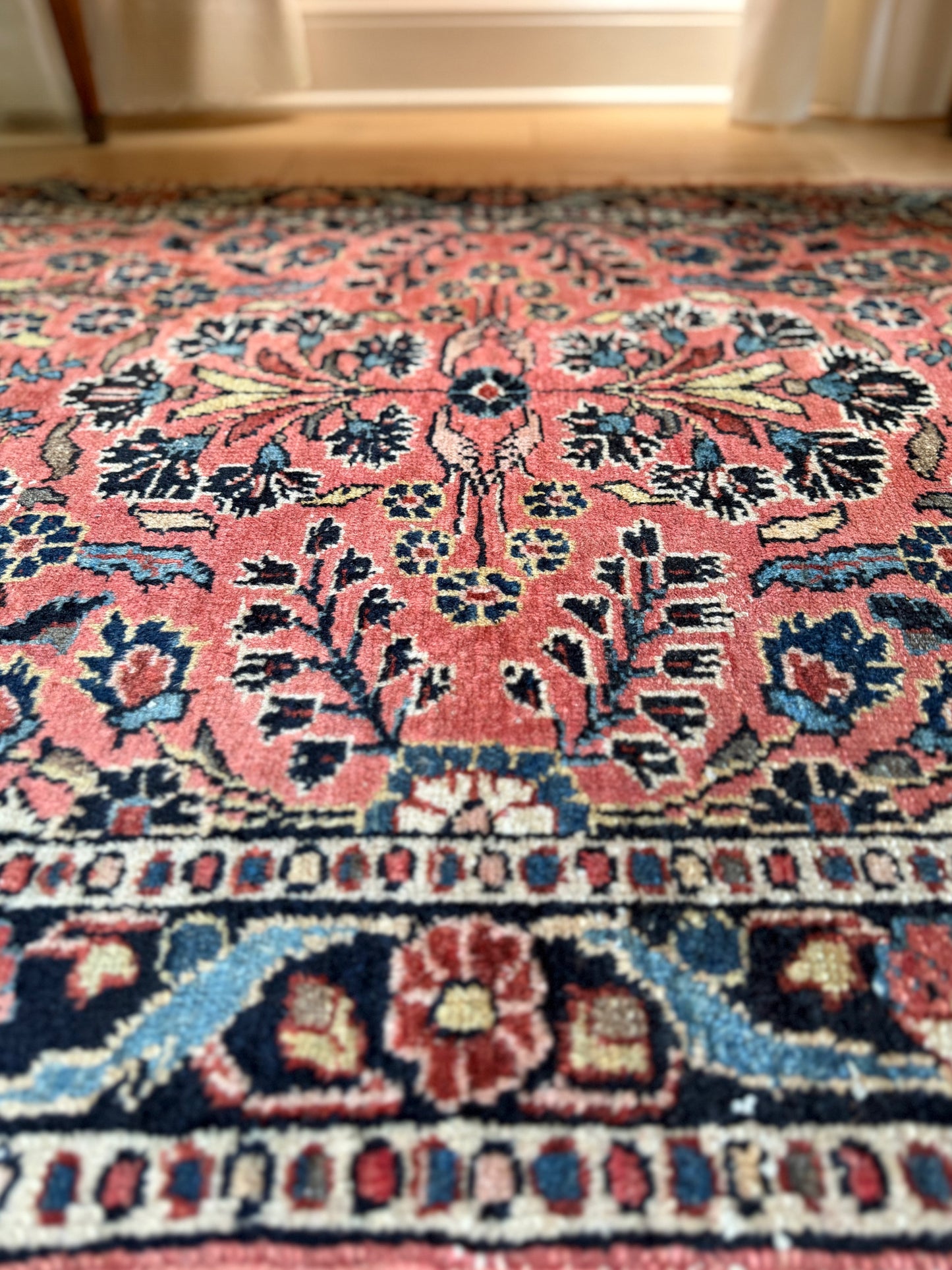 Vintage Persian Sarouk Rug