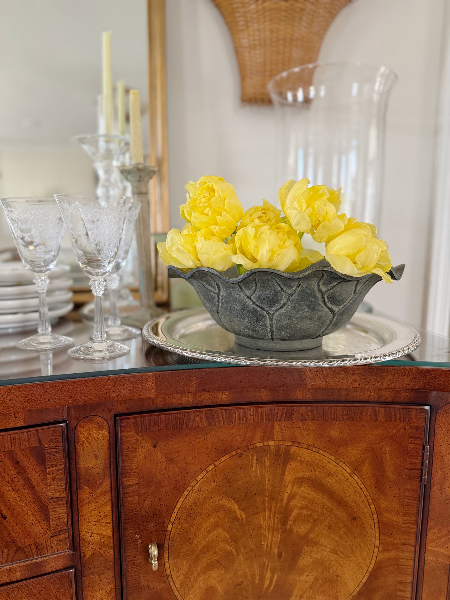 Wrought Iron Cabbage Bowl