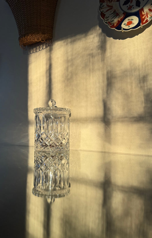 Crystal Biscuit Jar