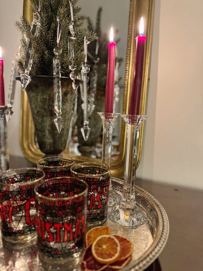 Crystal Candlestick Holders