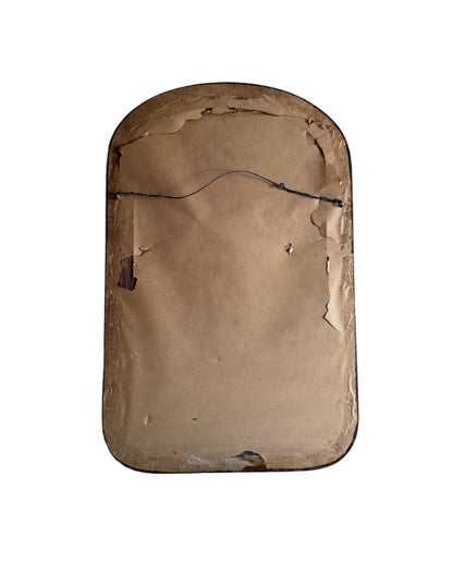 Antique Gilt Wood Arched Mirror