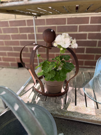 Wrought Iron Topiary Ball, Small