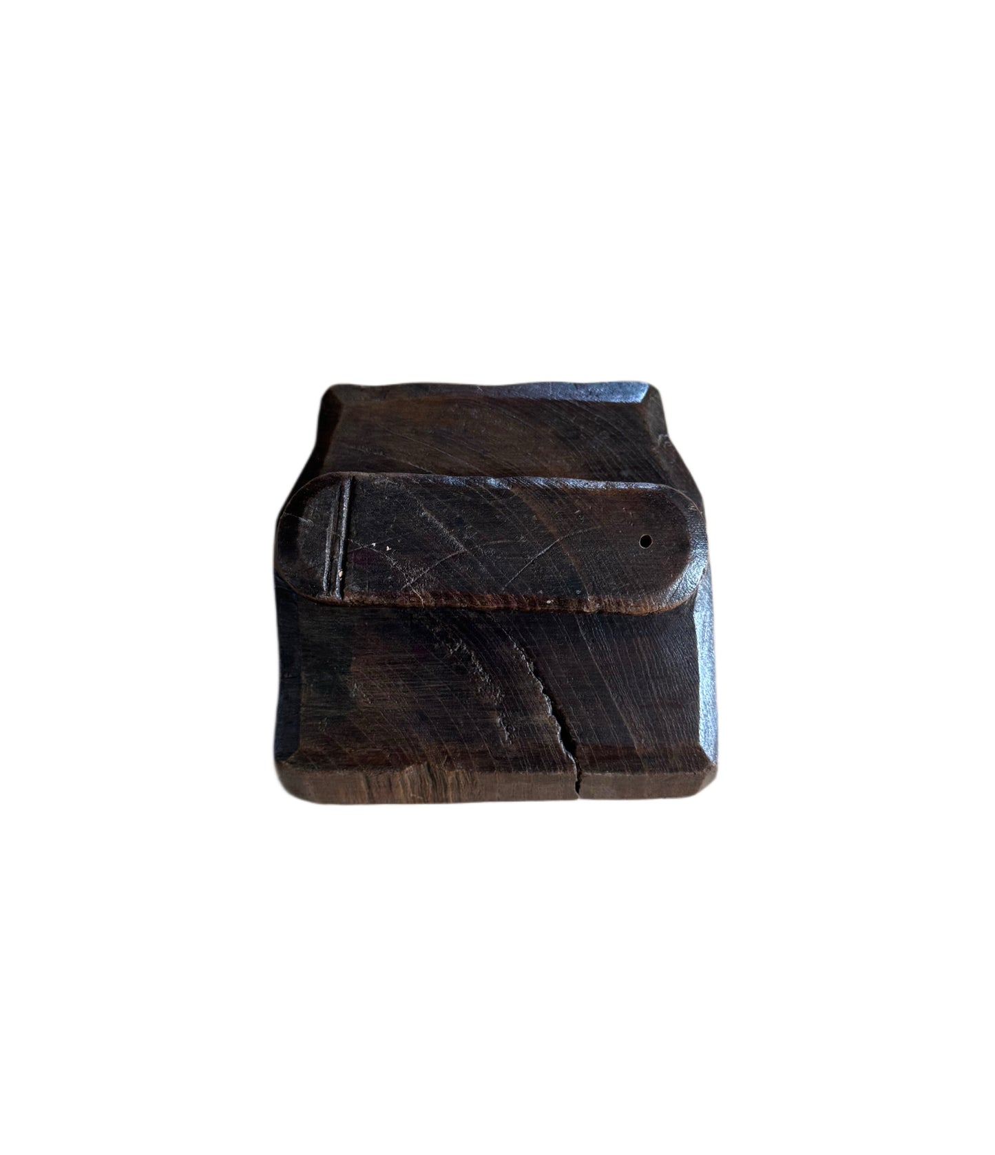 Antique Hand Carved Wooden Printing Block