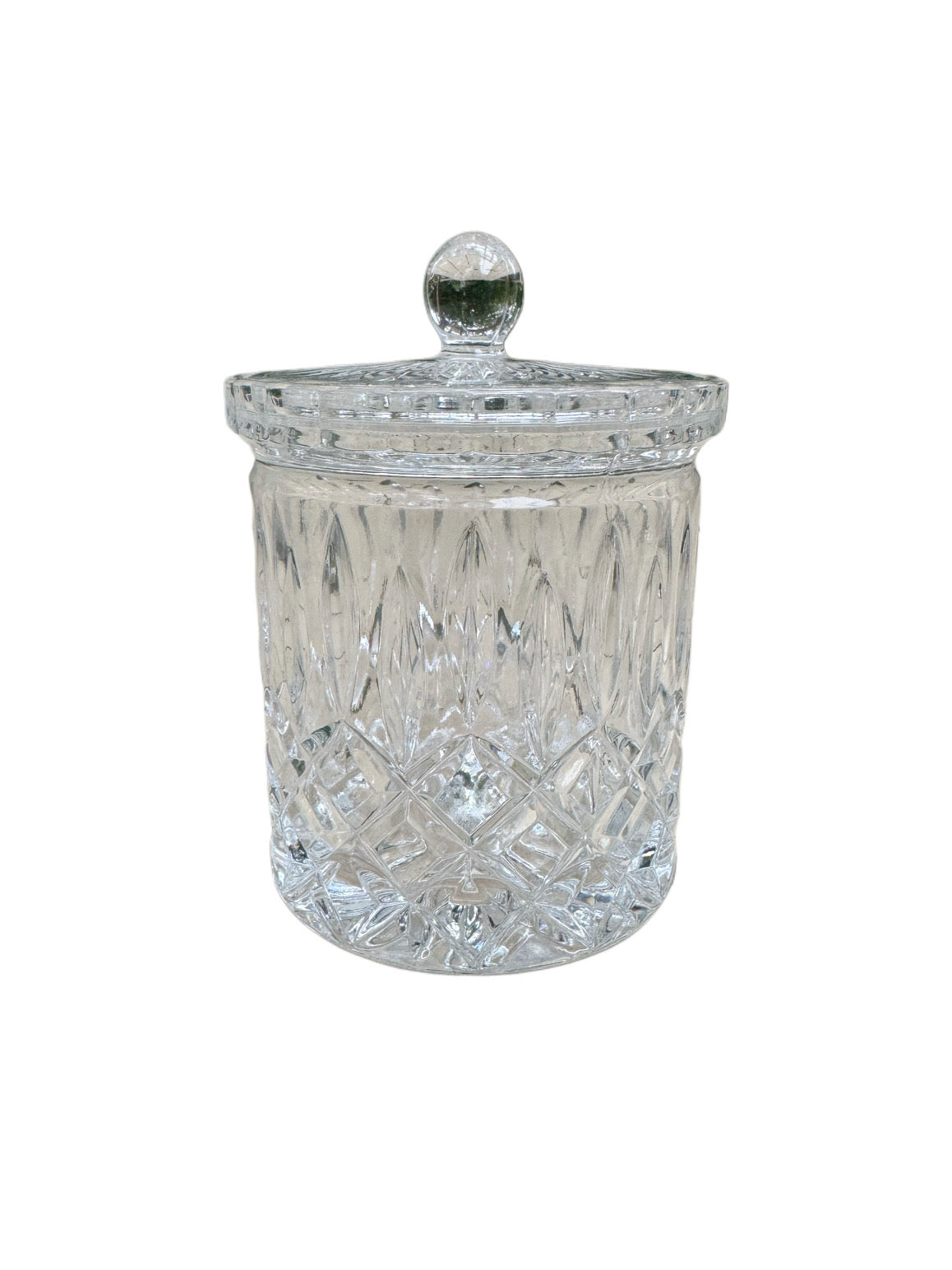 Crystal Biscuit Jar