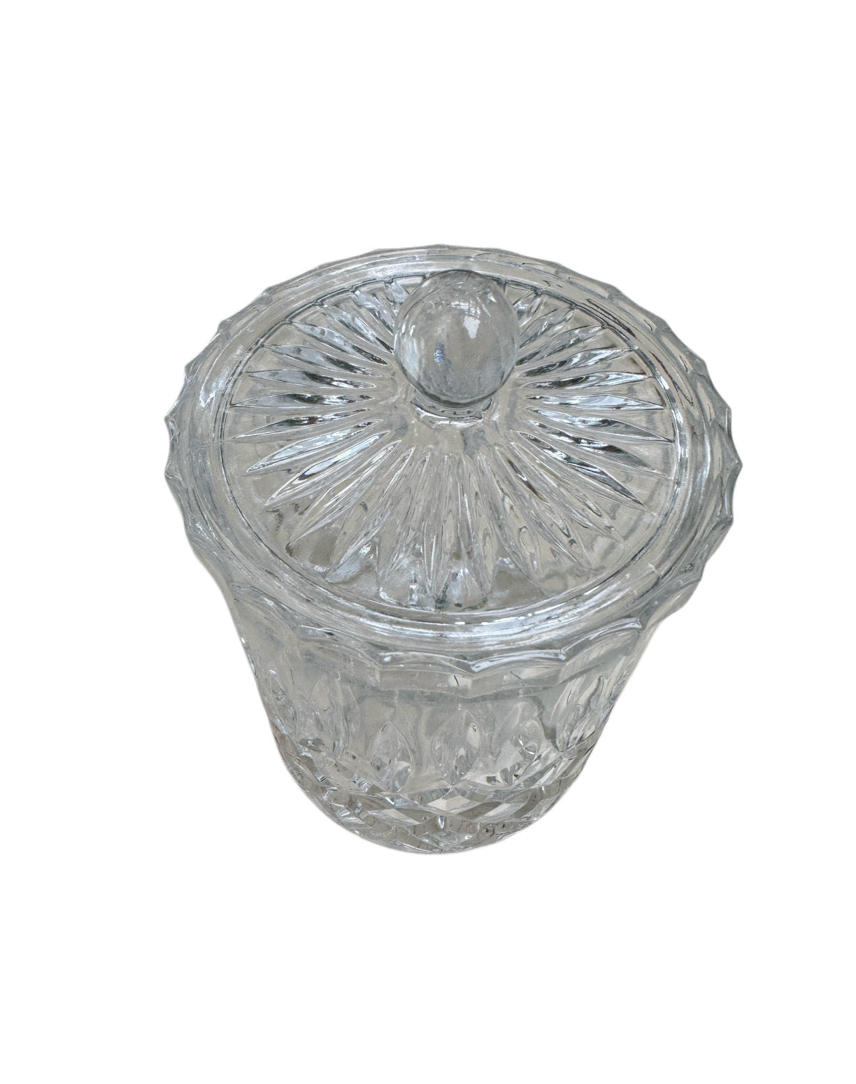 Crystal Biscuit Jar