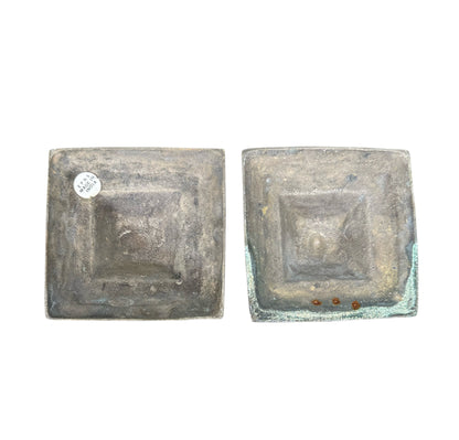 Corinthian Brass Candlestick Holders