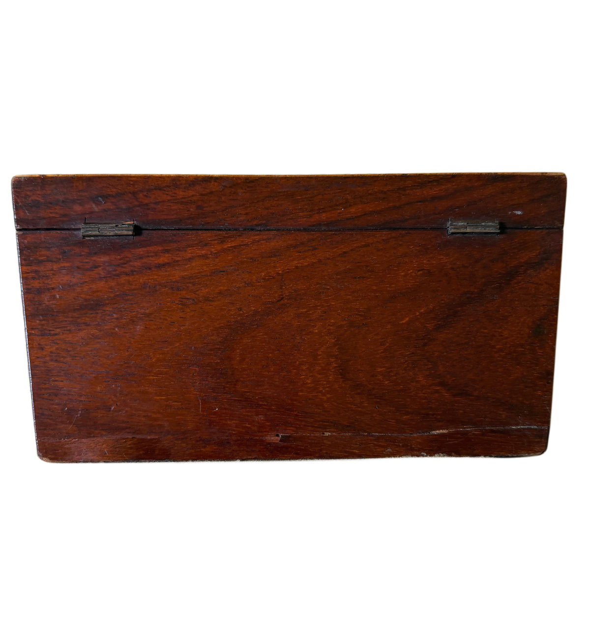 Antique Victorian Rosewood & Bird's-Eye Maple Sarcophagus Box