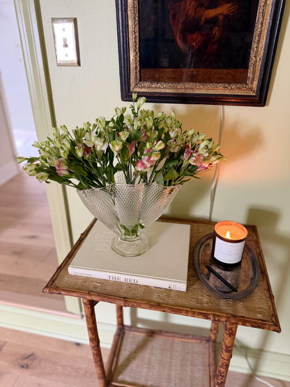 Ruffled Glass Vase