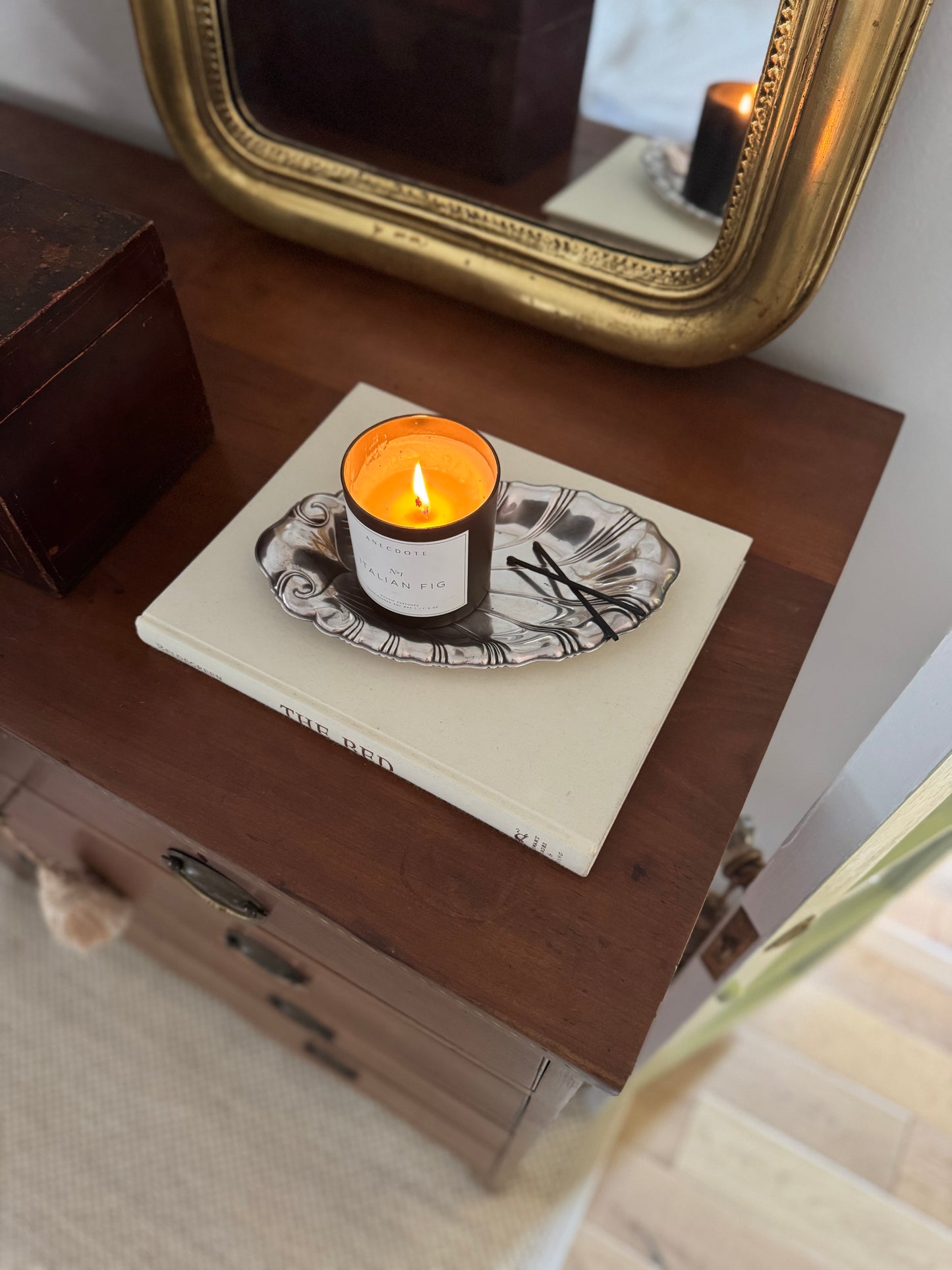 Silver-Plate Shell Tray